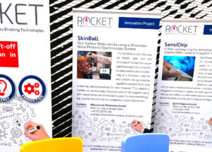 Project exhibition and SkinBall booth at the ROCKET event in Ulft, the Netherlands.